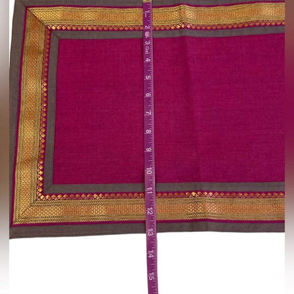 Set of 4 Decorative Embroidered Cloth Table Placemats Dining Place Settings - Picture 8 of 14